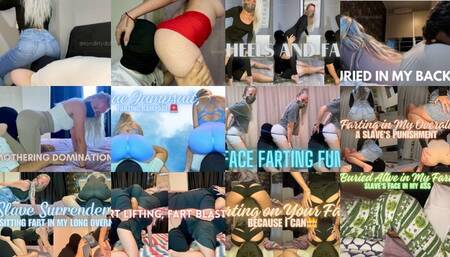 My Slave's Farting Nightmare: A 2-Hour Facesitting Ordeal