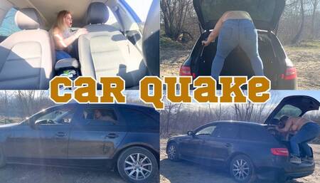 Car Quake: Bouncing Beauty in Motion