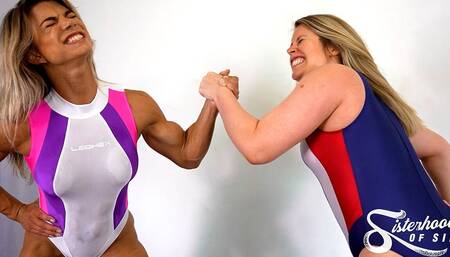 Sos0302 Wild Women - the Club - Bodybuilder Denise Vs Bjj Black Belt Venom