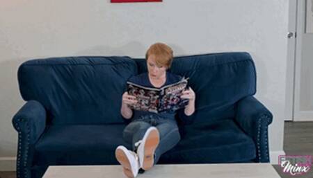 Izzabella - Bound, Gagged, Toe-tied and Tickled Sitter (WMV Format)