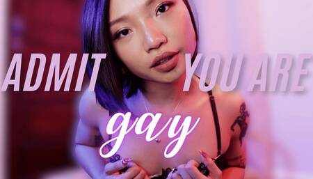 ADMIT YOU ARE GAY