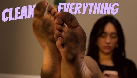 Extreme Dirty Feet Cleaning