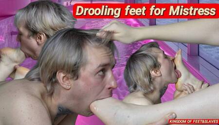 Drooling feet for Mistress (Full HD MP4)