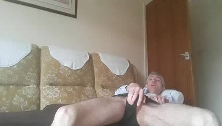 Masturbating on the Couch..