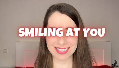 Smiling at YOU - Face Fetish | Tongue Fetish | Eye Contact