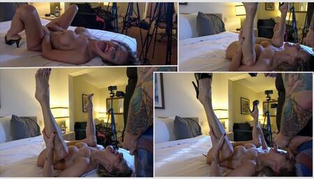 Leeanna Heart finally swallows THE ENTIRE LOAD! (LEFT SIDE GoPro angle) 4K