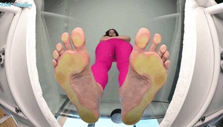 Being Tiny means you belong to a GIANT like her! MASSIVE GIANTESS FOOT CRUSH AND WORSHIP!- MP4