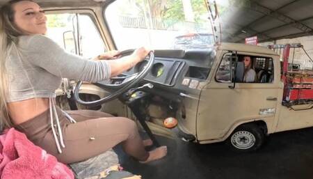 Old Van Vw - Kombi - Barefeet*