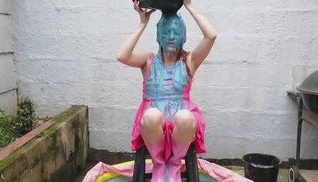 Barbie theme messy fun