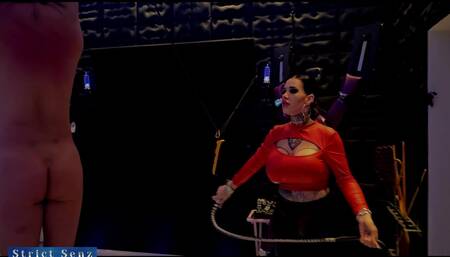 Miss Alessa Milano Hung up! Whipped Through! Left Hanging!