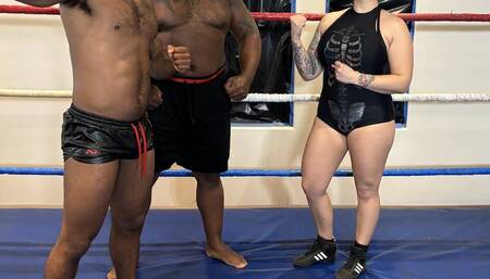 Maledom Mayhem - Boss Sharon Gets Double Teamed!