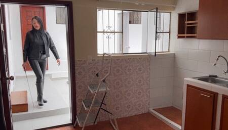 Goddess Kahina and her Hunter boots enjoying a cigarette