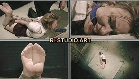 Astrid in Trouble - Bound Beauty in a School Uniform Awaiting Her Ransom (UHD 4K MP4)