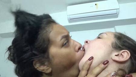 Two Hotties Kissing A Lot For You Part 3 By Bianca Lil And Bruna Paz Cam By Dani Full HD