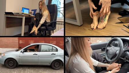 Chloe has itchy feet