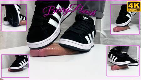 Adidas Campus Shoejob - Cum Play - She Stomped Cum Into Her Sole - Foot Fetish - 4K