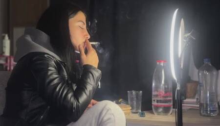 SMOKING HANDY LEATHER JACKET