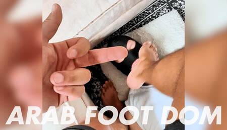 Arab Master Foot Slave Gag Training