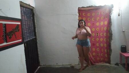 My TIED SLAVE is Suffering under my HEELS, he's TRAMPLED roughly MP4_