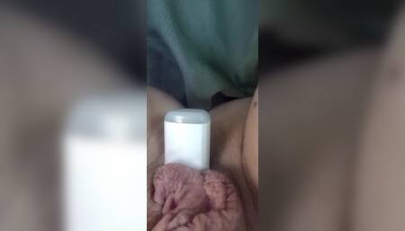 Hot Redhead Girl Smokes Dabs Pen Out of Her Pussy and Cums