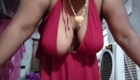 Desi Bangla Bhabhi Bigboobs Bouncing Puffy Nipples Massage Shaking for with Boyfriend