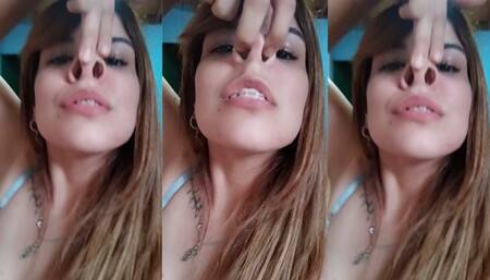 Collected from my big nose