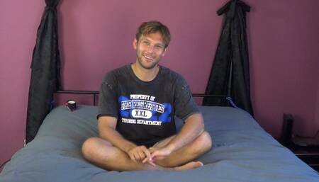 Straight 28 year old Straight CryptoBro Myles Gets Tickled!