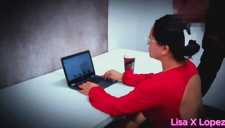 Corporate Brain Training Turns Lisa into the Office Fuck Hole