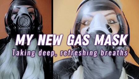 Playing with my new gas mask