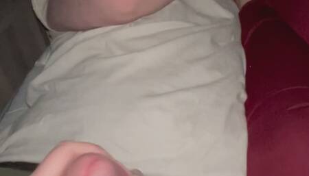 Foot worship handjob