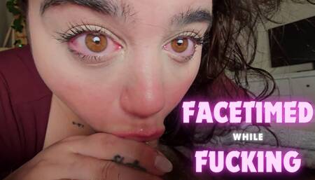 Wife facetimes you while she is being fucked