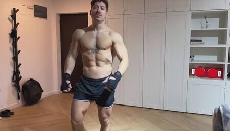 Boxing POV daddy facefuks you after beating