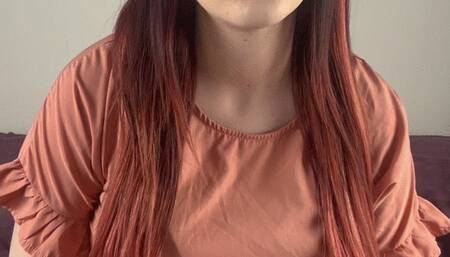 Angry and disgusted pregnant JOI while telling you to hurry up