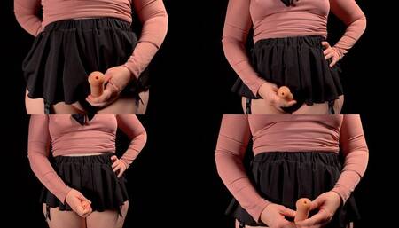 Suck MommyDomme's Cock And Drink Her Milkies