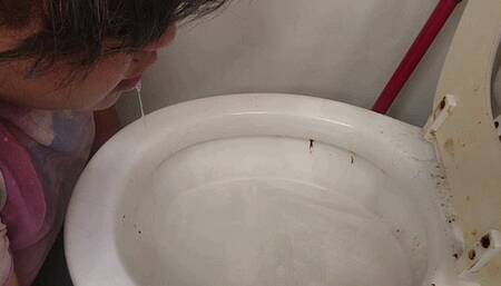 TOILET MEETS VOMIT!!!