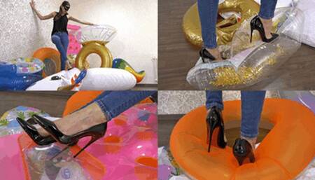 My Louboutins destroy your beloved inflatables (small version)