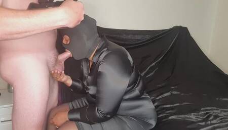 Black Satin Blow job