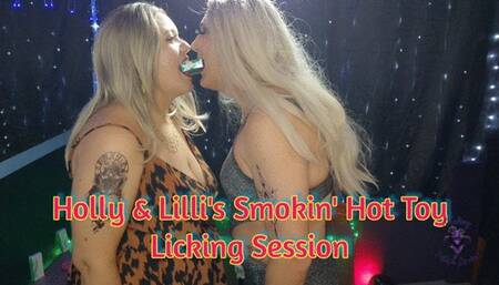 Holly & Lilli's Smokin' Hot Toy Licking Session - SFL321