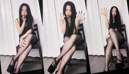 #10 - Vampire Queen commands her Slaves with Black Nails (22mins)