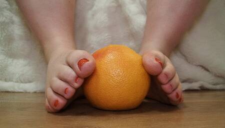 Playing with Toes and Grapefruit