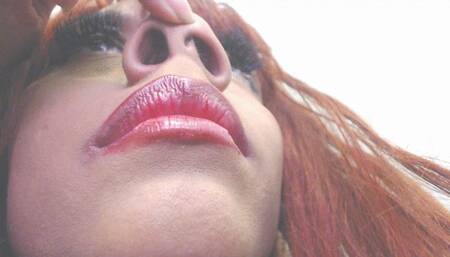 Up Nose and Nose Pinch