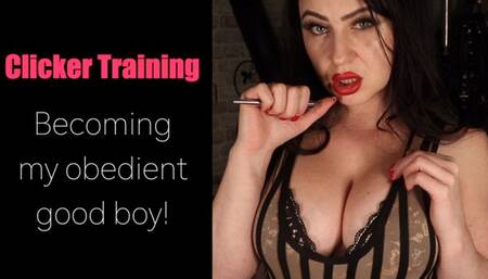 Clicker Training - Becoming my obedient good boy!