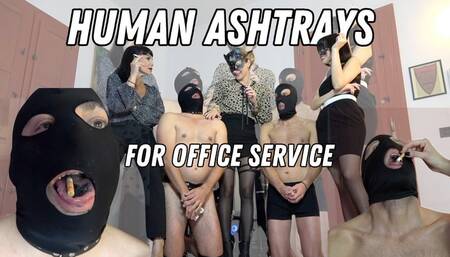 Cleo Domina -Human ashtrays for office services