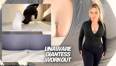 Unaware Giantess Workout