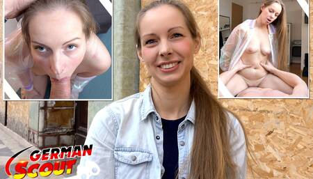 German Scout - Leg Shaking Orgasm Casting Sex for Finnish Girl Kinuski by Big Dick Agent
