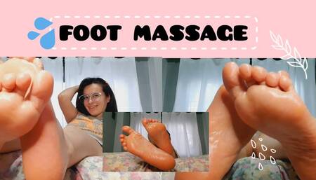 masajes de pies con aceite