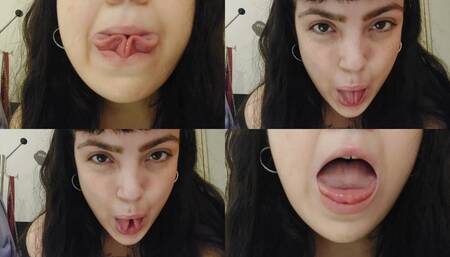 Different movements that I do with my tongue