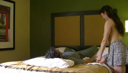 Phoebe Reverse Facesits In Skirt