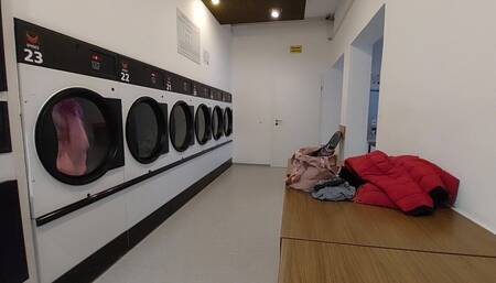 Waiting in Laundry