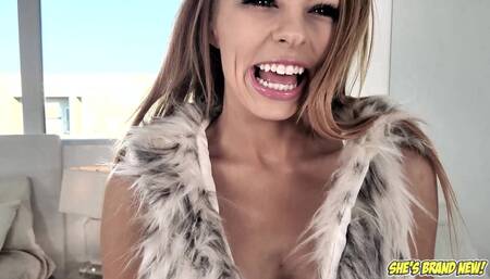 Zoe Clark Cute Big Tits Blonde POV Deepthroat Blowjob